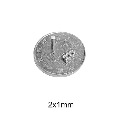 100~10000PCS 2x1 Small Round Magnet 2*1mm Neodymium Powerful  Magnetic 2x1mm Permanent NdFeB Strong Magnet 2*1 mini Disc magnet ► Photo 1/6