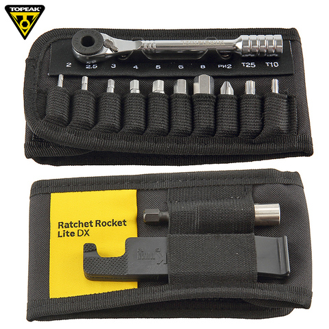 Topeak TT2524 Ratchet Rocket Lite Road Bike Repair Tools MTB Hex Torx Wrench 15 in 1 Tool Kit Bicycle Repairing Allen Bits Set ► Photo 1/5