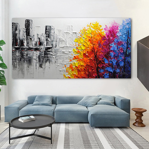 GATYZTORY Frame Abstract Picture DIY Painting By Numbers Acrylic Paint On Canvas Handpainted Oil Painitng For Living Room Arts ► Photo 1/6