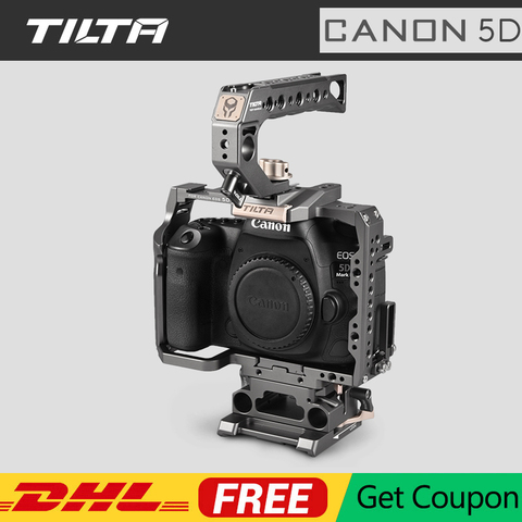 Tilta Cage for Canon 5D Series DSLR Camera 5D Mark II III IV Cage for 5D2 5D3 5D4 Camera Rig Accesosires ► Photo 1/5