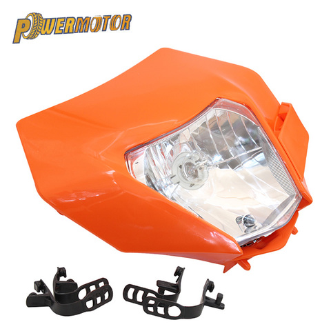 2016 Motorcycle Headlight Lights Headlamp For KTM EXC EXCF XC XCF XCW XCFW SX SXF SXS SMR 125 250 350 450 500 505 520 530 ► Photo 1/6