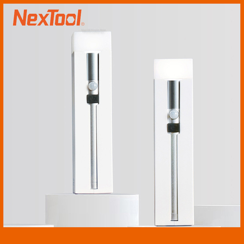 New Nextool Multi-functional Induction Flashlight Dual Sensor Lighting Emergency Power Bank For Home  Outdoor electric torch ► Photo 1/6