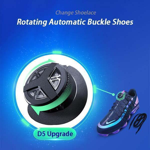 Rotating Automatic Buckle Shoelaces Revolving buckle with tool instructions tight-loose buckle repair rotate button high quality ► Photo 1/6