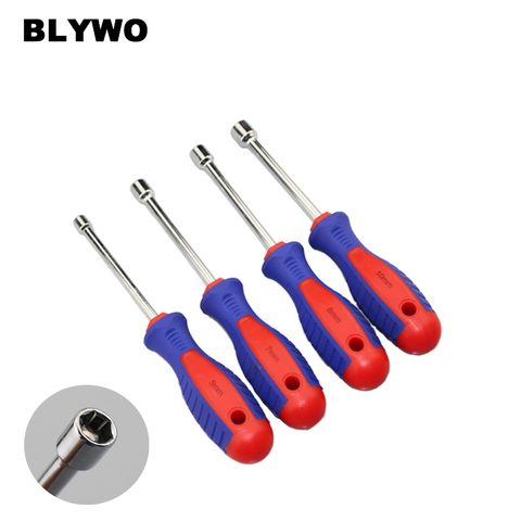 Socket Screwdriver Bit Socket Wrench Hex Screwdriver Metal Hex Nut Key Nut driver Hand Tool with comfortable handle ► Photo 1/6