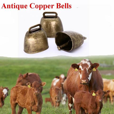 Cow Horse Sheep Grazing Copper Bells Large Thickened Cattle Sheep Copper Bells Loud Crisp Spread Farther Loud Prevent The Loss ► Photo 1/6