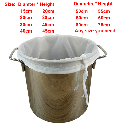 2022 Wholesale 120 Micron Brew Filter Bag Strainer for Homebrew Kitchen Lab Beer Wine Bucket Hop Malt Tool Drop Shipping ► Photo 1/6