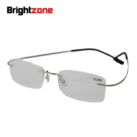 Rimless Titanium Ultra light  reading glasses +1 +1.5 +2 +2.5 +3 +3.5 +4Rimless ochki dlya chteniya sin montura gafas de lectura ► Photo 1/6