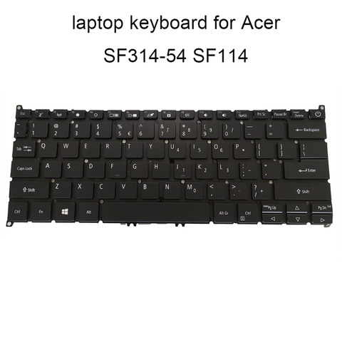 Replacement keyboards SF114 backlit keyboard for Acer Swift 3 SF314 54 SF314 54G US English black layout laptop parts best sell ► Photo 1/6