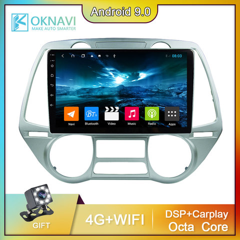 9'' Android 9.0 For Hyundai I20 2008-2012 Car Multimedia Player GPS Navigation 2 Din DSP Carplay 4G WIFI IPS Video Player No DVD ► Photo 1/6