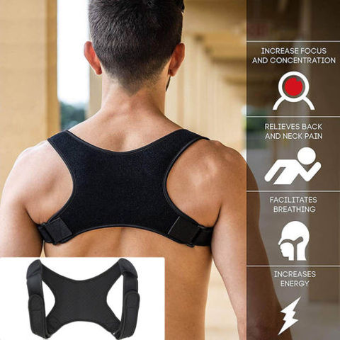 New Spine Posture Corrector Protection Back Shoulder Posture Correction Band Humpback Back Pain Relief Corrector Brace ► Photo 1/6