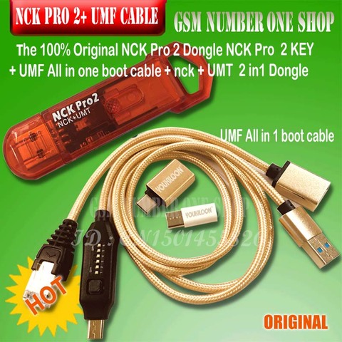 100%  Original NEW NCK Pro Dongle NCK Pro2 Dongl nck key NCK DONGLE+UMT DONGLE 2 in1 +umf all in boot cable fast shipping ► Photo 1/6