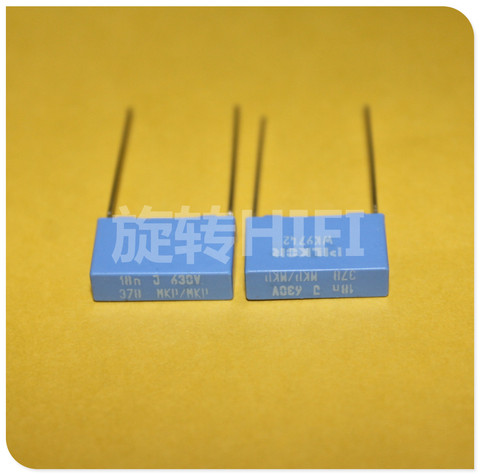 20PCS NEW BC PILKOR MKP378 18NF 630V P15MM blue film capacitor VISHAY 183/630V MKP 378 0.018UF 630V 183 ► Photo 1/1