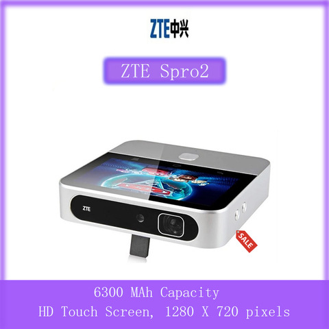 ZTE Spro 2  MF97E 4G LTE WiFi Android Projecteur intelligent vente Smart Projector 4G LTE HD MiFi Share Router ► Photo 1/6