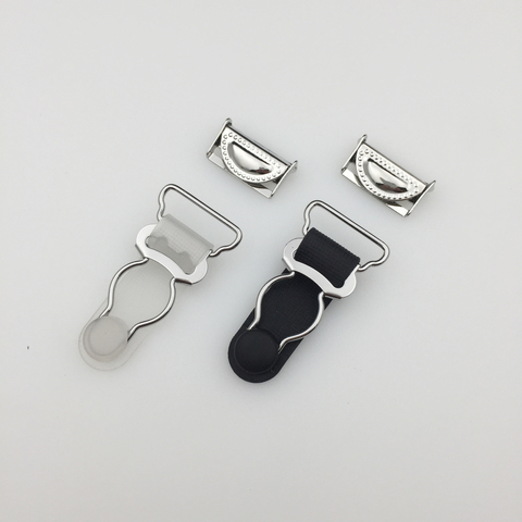 20mm 50Sets/Lot High Quality Garter Strap Metal Clips /Stocking Strap Suspender Shirt Holder End Clips ► Photo 1/3