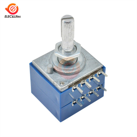 100K ALPS Rotary Potentiometer LOG RH2702 Audio Volume Control Pot Stereo W Loudness Volume Potentiometer ► Photo 1/6