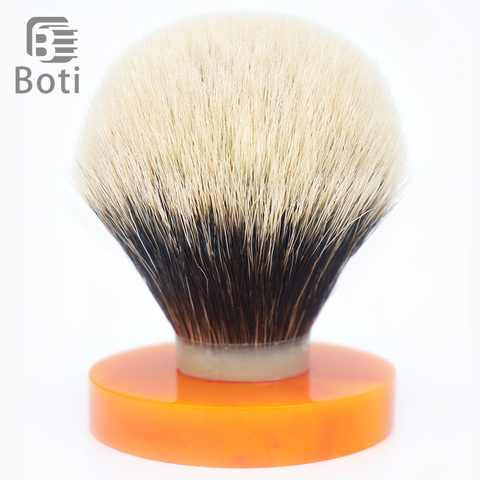 Boti Brush-SHD NC Finest Two Band Badger Hair Knot Gel Tip Bulb Type Daily Barber Beard Care Tool Beard Shaping Kit ► Photo 1/6