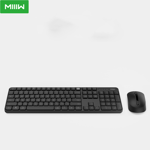 MIIIW Wireless Office Keyboard & Mouse Set Only One USB control 104 Keys 2.4GHz Multi System Compatible Wireless Keyboard ► Photo 1/6