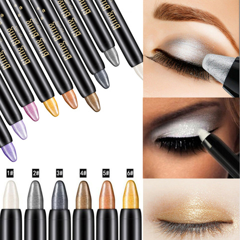 New Fashion Eye Shadow Pen Beauty Highlighter Eyeshadow Pencil 116 mm Sweatproof Eye Pencil Beauty Makeup Cosmetics Tools ► Photo 1/6
