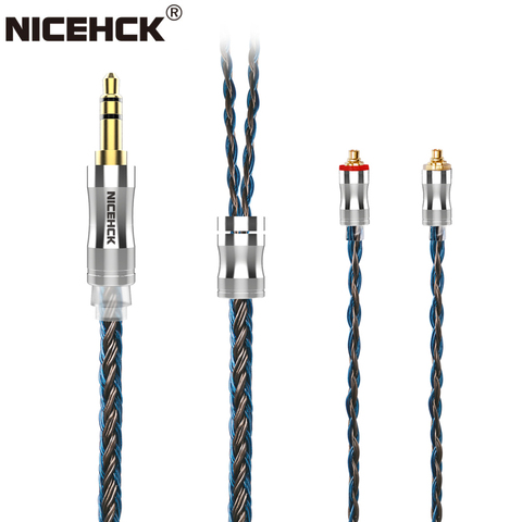 NICEHCK C24-2 24 Core Silver Plated Copper Alloy Copper Cable 3.5mm/2.5mm/4.4mm MMCX/NX7/QDC/0.78 2Pin Audio Cable for KXXSKanas ► Photo 1/6