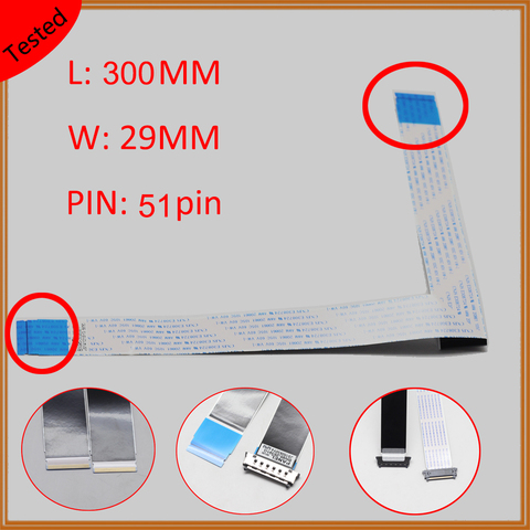 30CM~40CM 51Pins Lcd TV Display Equipment Screen Line LVDS Cables HD TV Flat Out Screen 4K HD LCD Flex Cables For Converter ► Photo 1/5