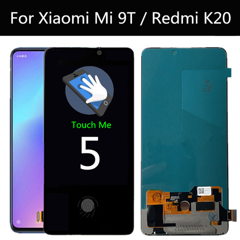 6.39'' OLED For Xiaomi Mi 9T lcd Mi9t Pro LCD Display Touch Screen Digitizer Assembly Replace FOR Xiaomi Redmi K20 PRO LCD ► Photo 1/5