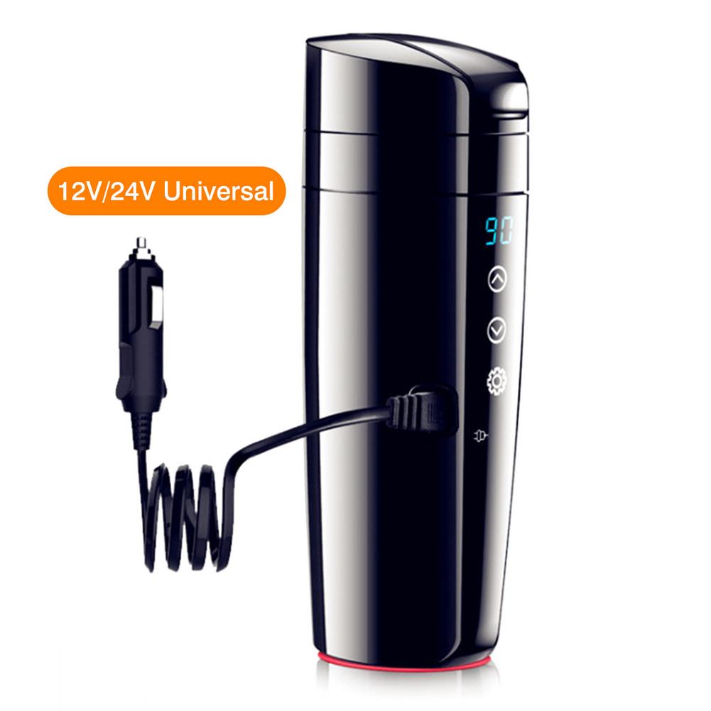 12V/24V Car Drink Heater Auto Electric Immersion Liquid Tea Coffee Water  Heater New Portable Safe 12V Car Immersion Heater