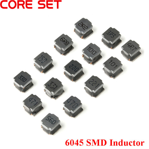 25Pcs SMD Power 470uh Inductor 2.2UH-470UH Chip Inductors High Quality 6045 Wire Wound Chip winding inductance ► Photo 1/6