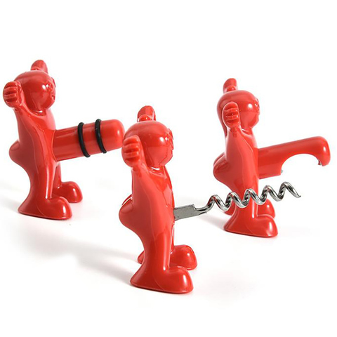 2022 New Red Man Bottle Opener Wine Opener Wine stopper Creative Novelty Funny Kitchen Bar Tool Fun Man Opener Christmas Gift ► Photo 1/6