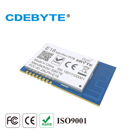 Ebyte E18-MS1PA1-PCB CC2530 ZigBee RF Module 2.4GHz 20dBm PA CC2592 SMD PCB Antenna Mesh Network Transmitter and Receiver ► Photo 1/6