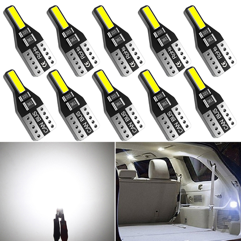 10x W5W T10 2825 Led Bulbs Car Interior Light For Opel Astra H J G Corsa D C Insignia Vectra B Zafira Mokka Meriva Vivaro Antara ► Photo 1/6