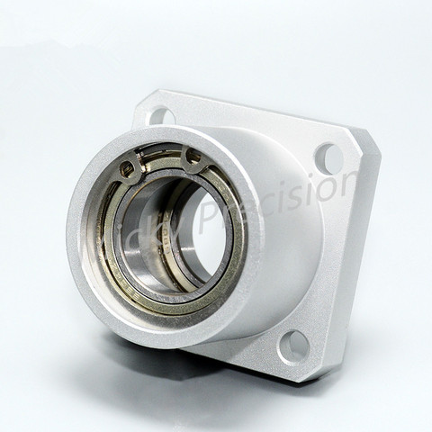 Aluminum Flange Square Housing Bearings with Housings supporting seat Double Bearings positioning and insert type diameter 8-25 ► Photo 1/4