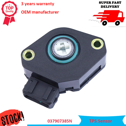 OEM 037907385N 907067001 TPS Throttle Position Sensor Fits Audi 80 B4 91-95 2.0L For Volkswagen VW Cabrio Golf Jetta Passt 2.0 ► Photo 1/6