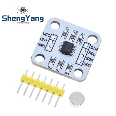 AS5600 magnetic encoder magnetic induction angle measurement sensor module 12bit high precision For aduino ► Photo 1/6