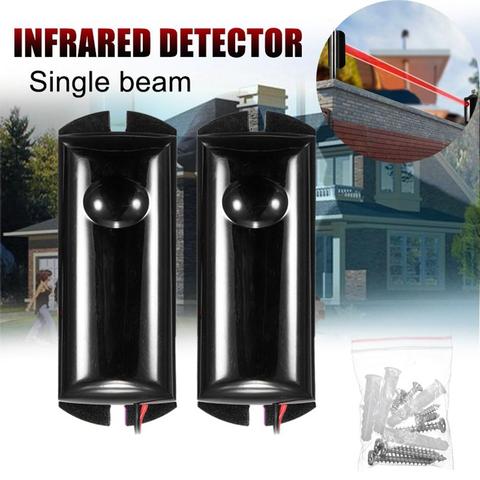 Infrared Detector Single Beam Infrared Detector Alarm Barrier Sensor Photoelectric Home Security 2022 ► Photo 1/6
