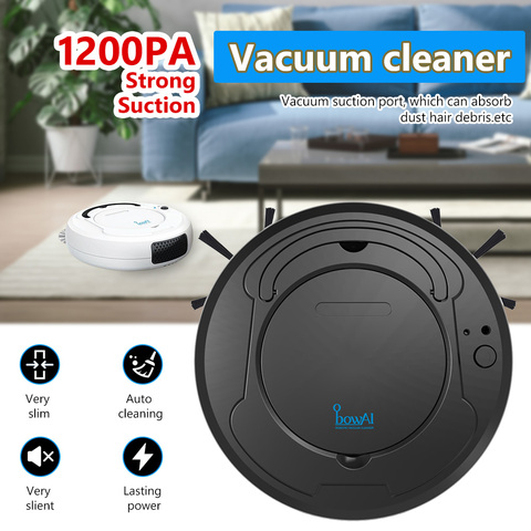 Fully Automatic 3-in-1 Smart Robot Vacuum Cleaner USB Charging Sweeping Robot Dry and Wet Mop Smart Home Dry Wet Floor Cleaner ► Photo 1/6