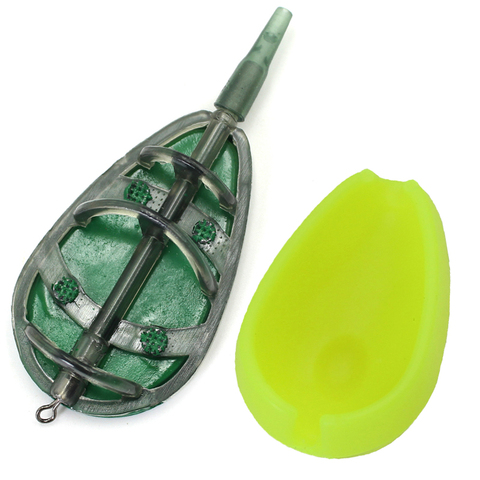 30g/40g/50g Carp Fishing Feeder Accessories Quick Release In-Line Flat Method Feeder and Bait Mould for Carp Tackle with Feeders ► Photo 1/6