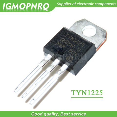 5pcs free shipping TYN1225 SCRs 25 Amp 1200 Volt  TO-220 new original ► Photo 1/1