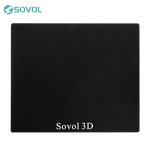 Sovol Platform Heated Bed Build Surface Tempered Glass Plate 300x255x3mm with Special Chemical Coating For SV01 SV02 3D Printer ► Photo 1/6