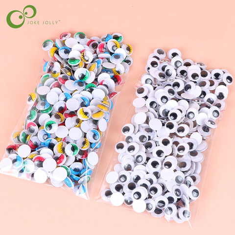 100pcs/200pcs Self-adhesive Googly Wiggle Eyes for DIY Scrapbooking Crafts Projects DIY Dolls Accessories Eyes Handmade Toys GYH ► Photo 1/6