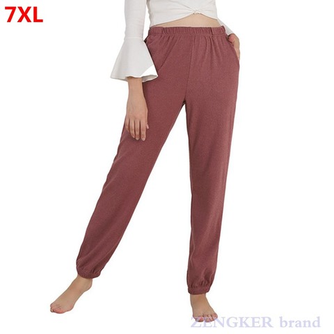 Autumn winter female fever German velvet plus size 7XL 6XL 5XL 4XL stretch home warm leggings thermal pants women ► Photo 1/5