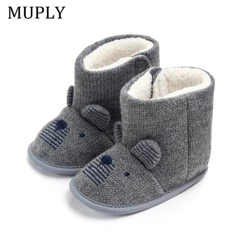 Baby Boys Girls Boots For Newborn Cute Cartoon  Animal Shoes Infant Toddler First Walkers Super Keep Warm Snowfield Boot ► Photo 1/6