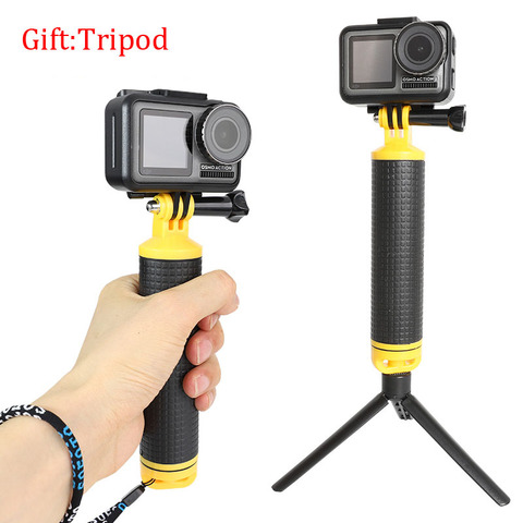 Float Hand Grip Diving Monopod for GoPro Hero 8 7 6 5 4 Yi 4K SJCAM EKEN Dji Osmo Action Camera Swimming Accessories Gift Tripod ► Photo 1/6