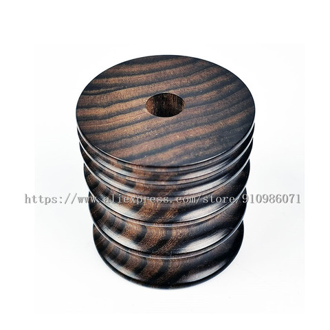 Sandalwood Grinder 5 mills(4/6/10/13/15mm) Ebony Wood leather tip side border burnisher,leather side polish wood wheel ► Photo 1/1
