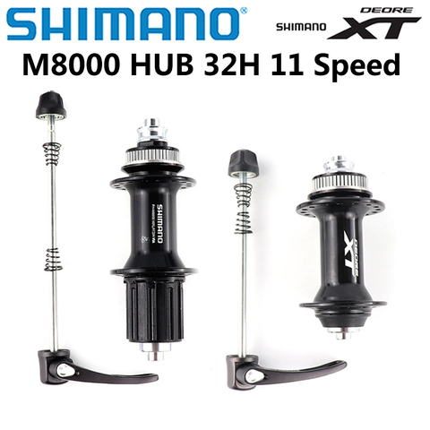 SHIMANO Deore XT M8000 Front Rear Hub FH M8000 HB M8000 Centerlock QR 10x135mm 32 Hole MTB Bike Quick Release ► Photo 1/6