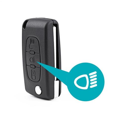 Portable Folding Flip 3 Button Remote Key Case Shell For Citroen C2 C3 C4 C5 C6 Keyless Entry Fob Cause Car Alarm Cover TXTB1 ► Photo 1/6