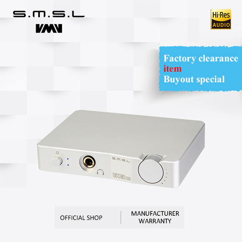 SMSL VMV V2 Hi-fi Audio USB DAC 32Bit/384KHz Decoder CM6631A ES9023 Audio USB DAC with Headphone Amplifier USB Input RCA Output ► Photo 1/1