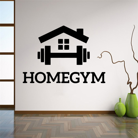 Cartoon Gym Decoration Vinyl Wall Decals For Fitness Rooms Decor Gym Sticker Wall Decal Wallpaper adhesivo gimnasio ► Photo 1/6