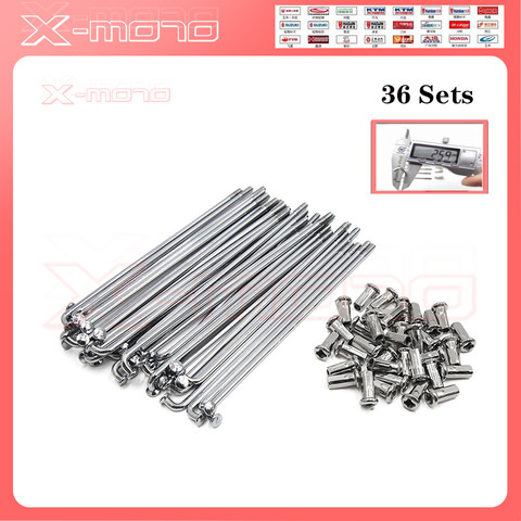 12G Steel Diameter 2.6 mm Motorcycle Spokes Sliver Round Body Length&Angle&Height Customize Bike Spokes ► Photo 1/6