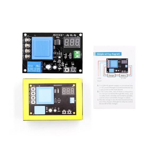 WAVGAT VHM-002 3.7V-120V Digital control lithium battery charging control module Battery charge control switch Protection board ► Photo 1/6