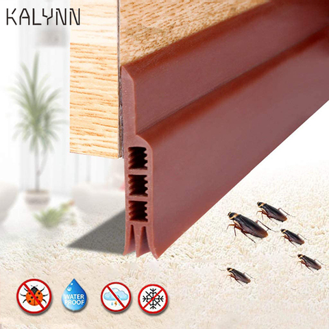 Self Adhesive Door Draft Stopper Under Door Draft Blocker Insulator Door Sweep Weather Stripping Noise Stopper Strong Adhesive ► Photo 1/6